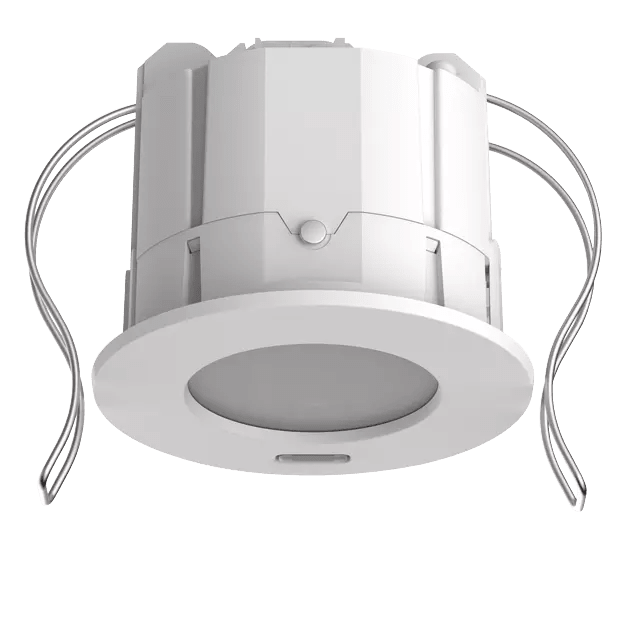 THEBEN - Sensore di presenza per montaggio a incasso a soffitto, certificato DALI-2, range di rilevamento quadrata 360°, fino a 8 m x 8 m (64 m2)