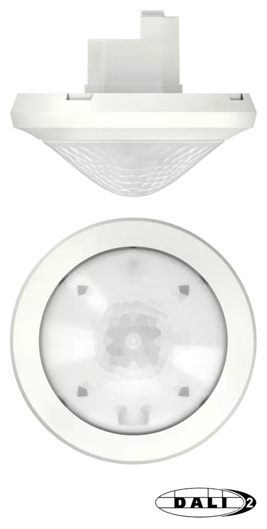 THEBEN - Rilevatore di presenza DALI a soffitto da incasso, campo di rilevamento 24 m, per DALI-2 Room Solution