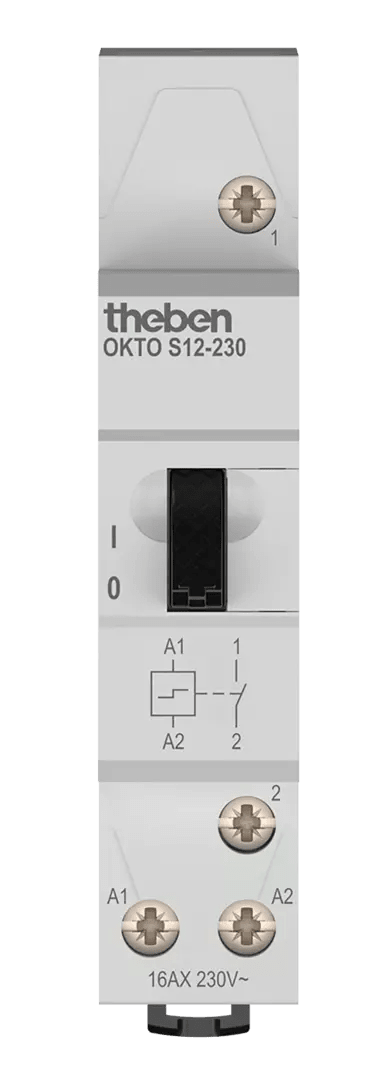 THEBEN - Interruttore a impulsi elettromeccanico con 1 canale/contatto (normalmente aperto)