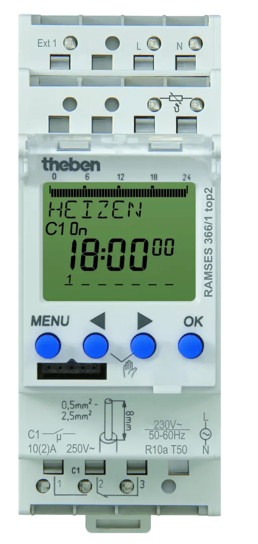 THEBEN - Cronotermostato digitale 3660100