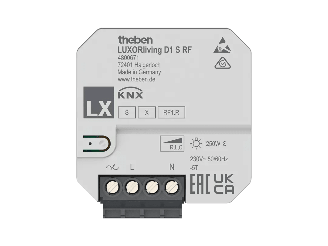 THEBEN - Attuatore radio dimmerabile da incasso LUXORliving