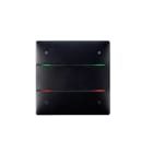 THEBEN - Pulsante LUXORliving con 4 pulsanti e 4 LED di stato, sensore di temperatura integrato, colore nero