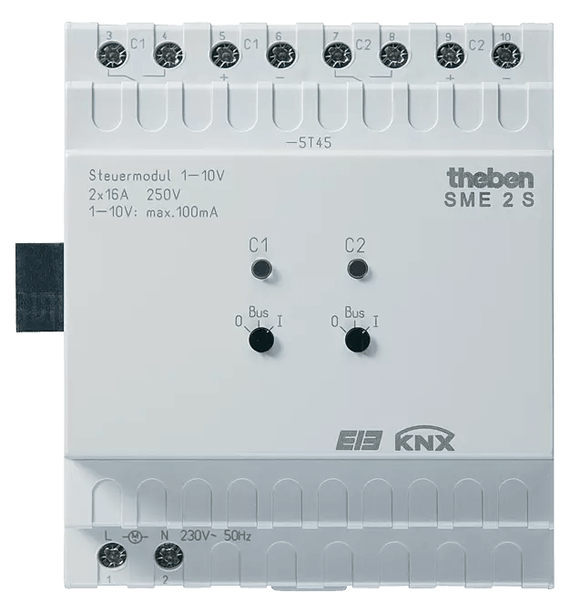 THEBEN - Unità di controllo KNX 1-10 V, 2 volte, unità di estensione
