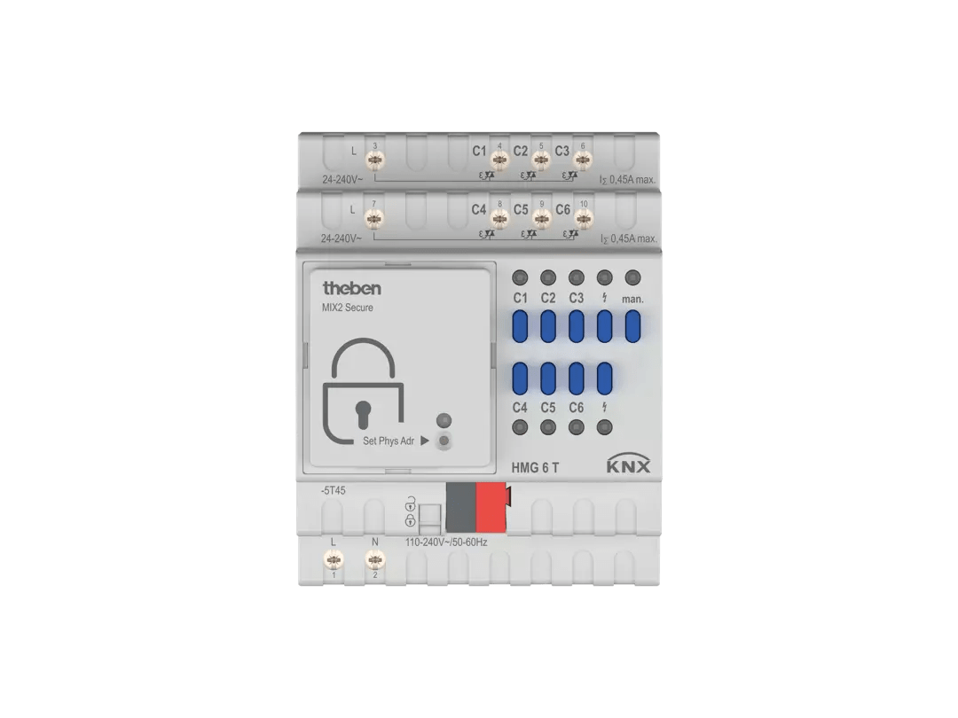 THEBEN - Attuatore di riscaldamento KNX 6 volte, dispositivo di base
