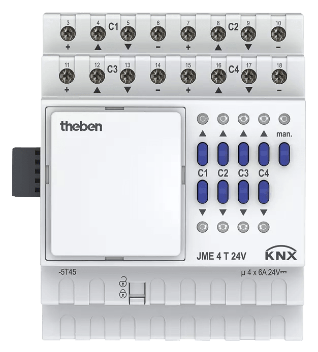 THEBEN - JME 4T 24V KNX ATTUATORE MOTORI 4CAN ESP