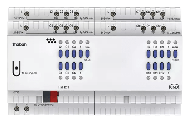 THEBEN - Attuatore di riscaldamento KNX, 12 volte 4940245