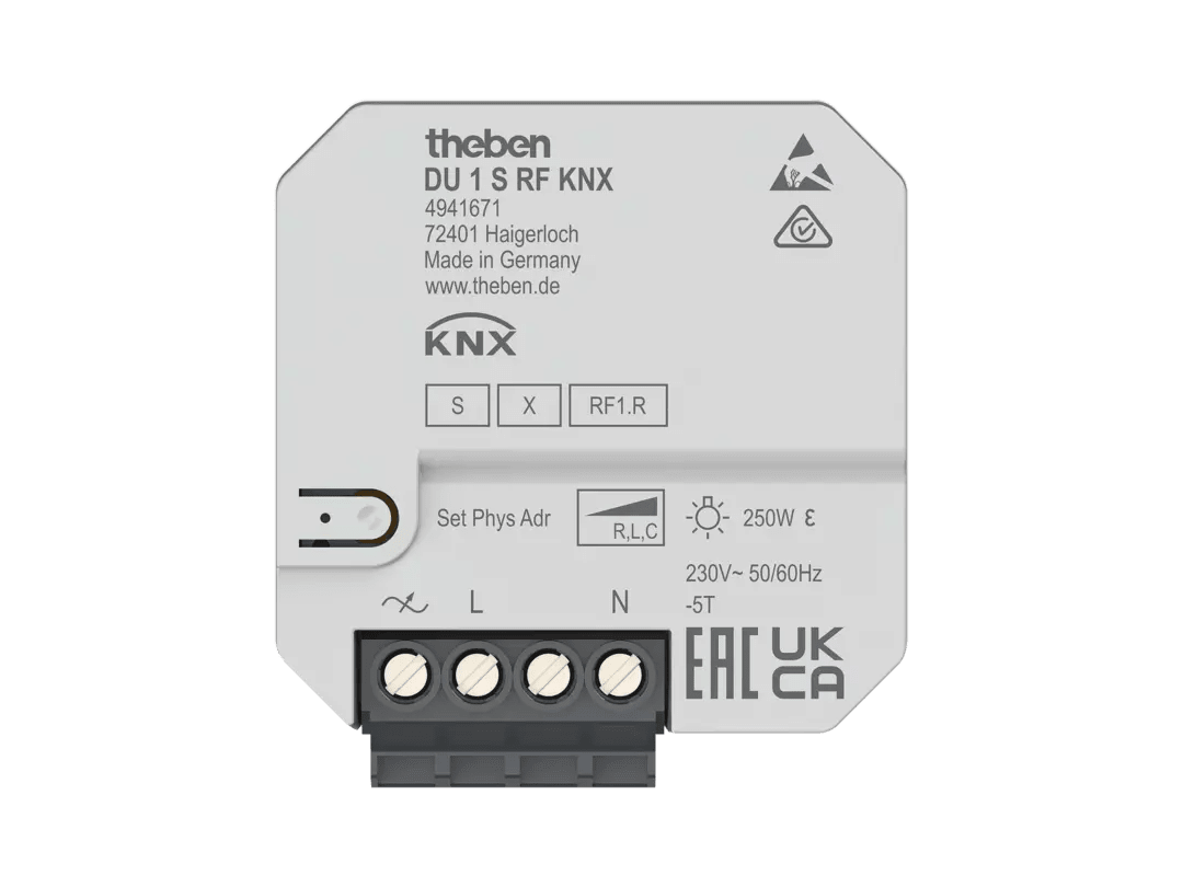 THEBEN - Attuatore radio universale dimmerabile KNX a incasso