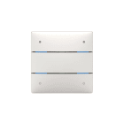 THEBEN - Pulsante KNX con 4 pulsanti e 4 LED di stato, sensore di temperatura integrato, KNX Data Secure