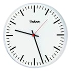 THEBEN - Orologio slave KNX, orologio da parete monofacciale, diametro 30 cm, cifre a righe