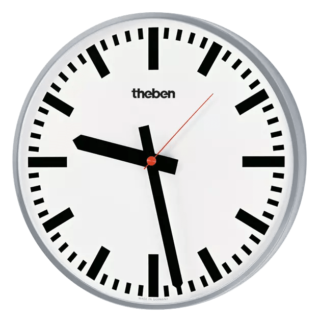 THEBEN - Orologio slave KNX, orologio da parete monofacciale