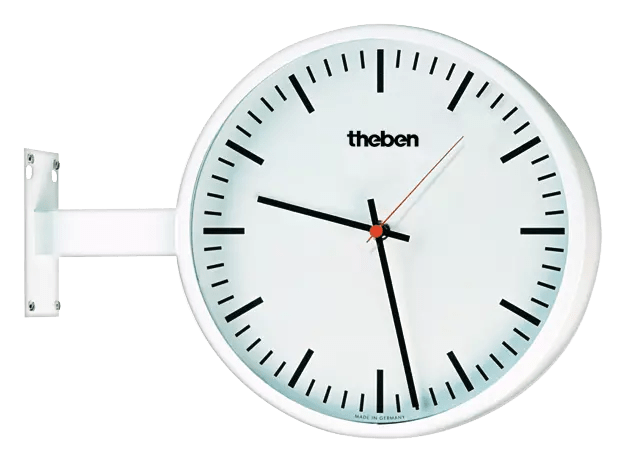 THEBEN - Orologio slave KNX, orologio da parete bifacciale