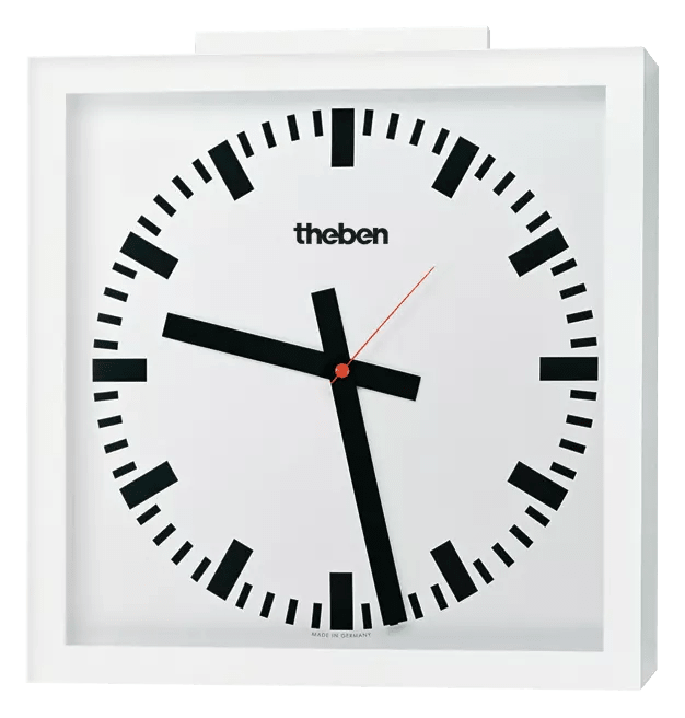 THEBEN - Orologio slave KNX, orologio da parete monofacciale