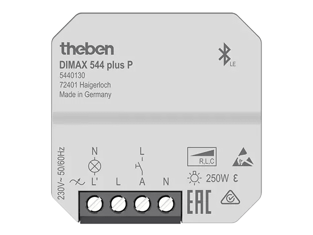 THEBEN - Dimmer universale UP, funzionamento tramite app 5440130