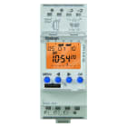 THEBEN - Interruttore orario digitale per installazione in linea 1 canale, 7 giorni, linea di testo, cl. plug-in, 2 TE