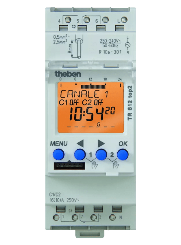 THEBEN - TR 612 TOP2 120V AC CERTIFICATO UL PER M