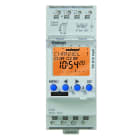 THEBEN - Interruttore orario digitale per installazione in linea 2 canali, 7 giorni, linea di testo, cl. plug-in, 2 TE