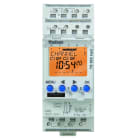 THEBEN - Interruttore orario digitale per installazione in linea 2 canali, 7 giorni, linea di testo, cl. plug-in, 2 TE