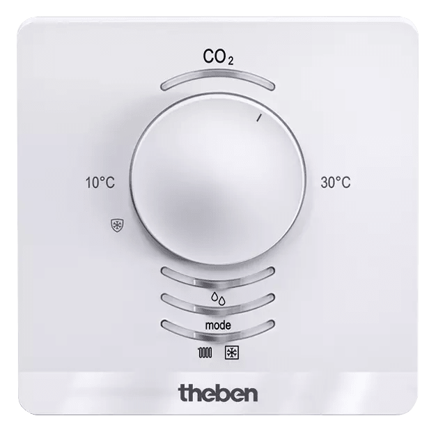 THEBEN - Sensore aria ambiente KNX CO2 con regolatore di temperatura integrato 7169230