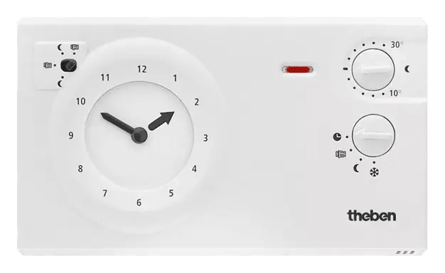 THEBEN - Termostato a orologio con programma giornaliero e settimanale, regolazione del setback
