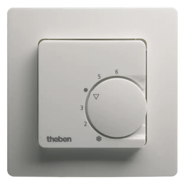 THEBEN - Termostati ambiente da incasso per riscaldamento o raffreddamento, con cornice