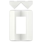 THEBEN - Staffa di montaggio angolare theLuxa P, bianco