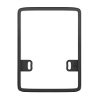 THEBEN - Telaio distanziatore theLuxa P, nero