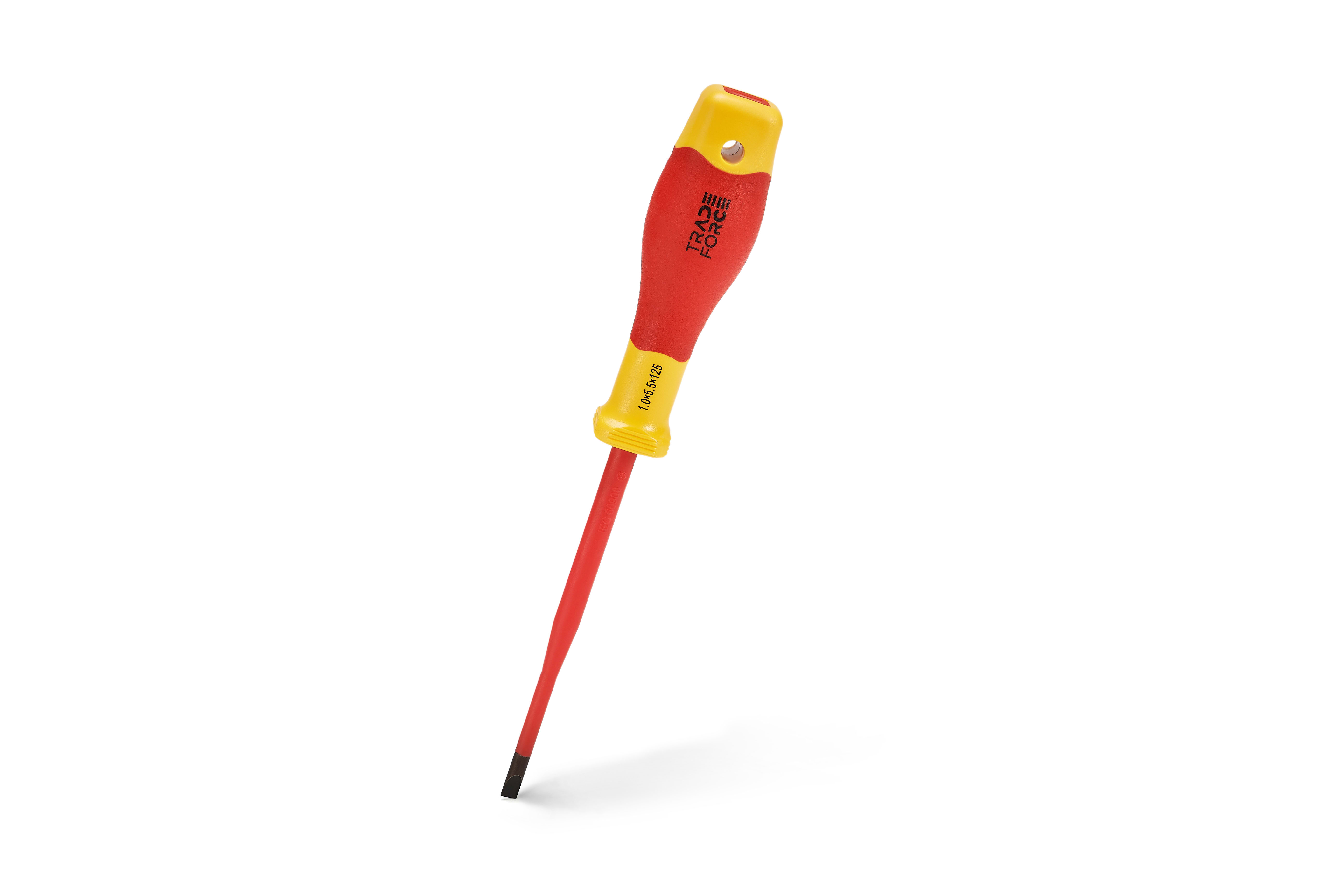 TRADEFORCE - Giravite slim taglio 1 x 5,5 x 12 isolato 1000 volts vde