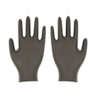 TRADEFORCE - Guanti in nitrile neri taglia 9/l