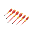 TRADEFORCE - Set 6 giraviti slim taglio croce + pz 1000 volts vde 0118150005
