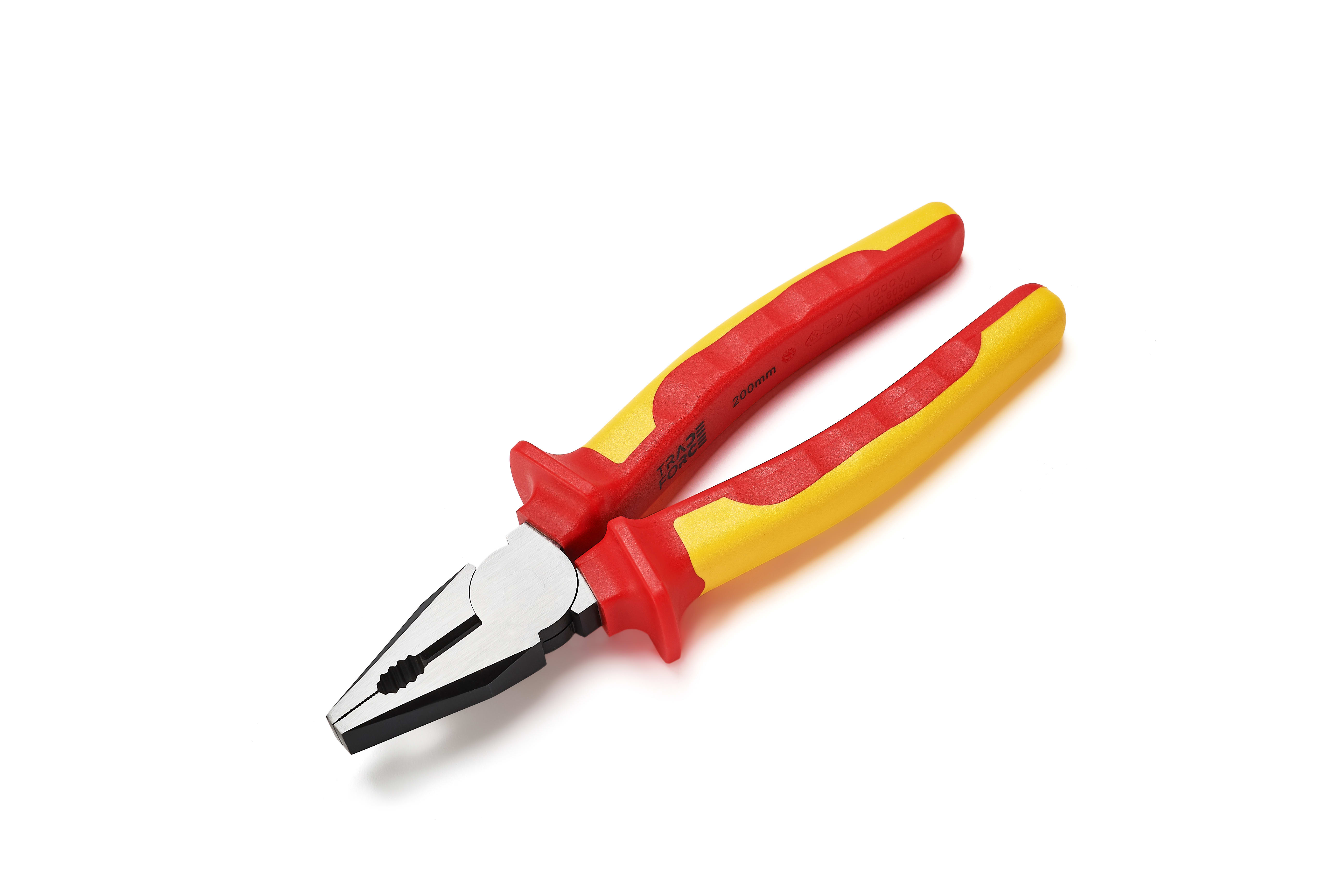 TRADEFORCE - Pinza universale isolata a iniezione 200mm