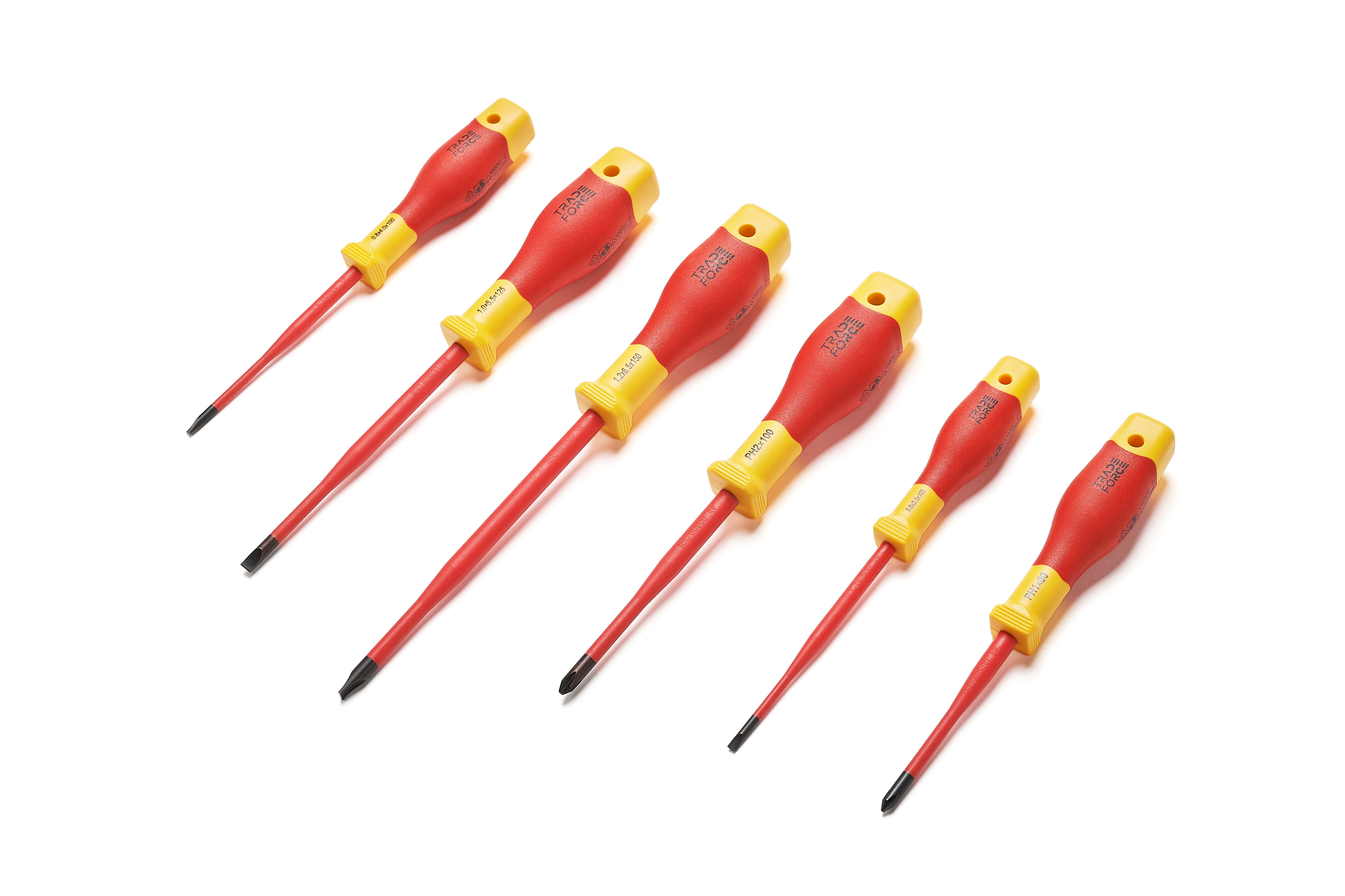 TRADEFORCE - Set 6 giraviti taglio croce ph1 ph2 0118150004