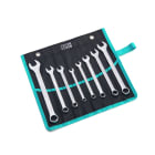 TRADEFORCE - Set 8 chiavi inglesi con custodia 8 10 11 12 13 14 17 19 mm
