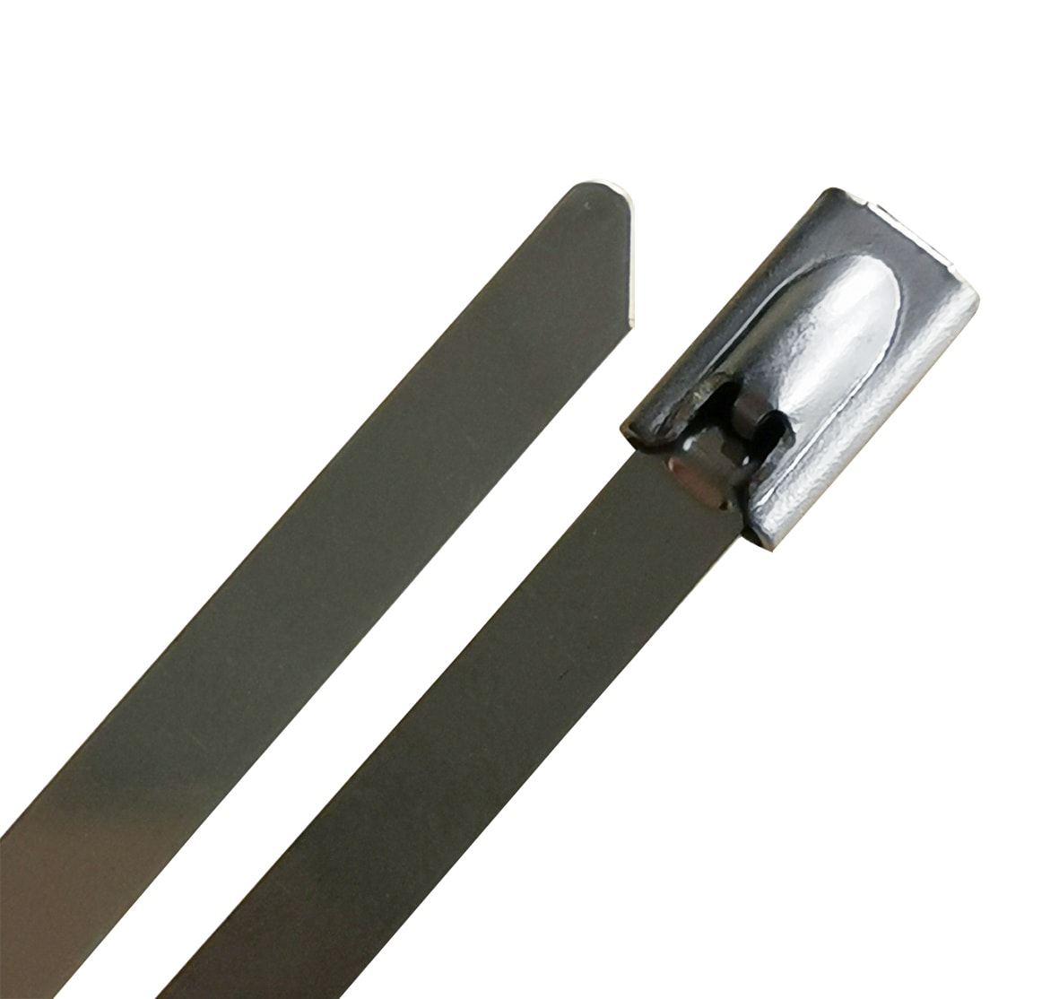 TRADEFORCE - Fascetta industriale in acciaio inox 304, 360*4.6mm, argento, interno/esterno, 100 pz