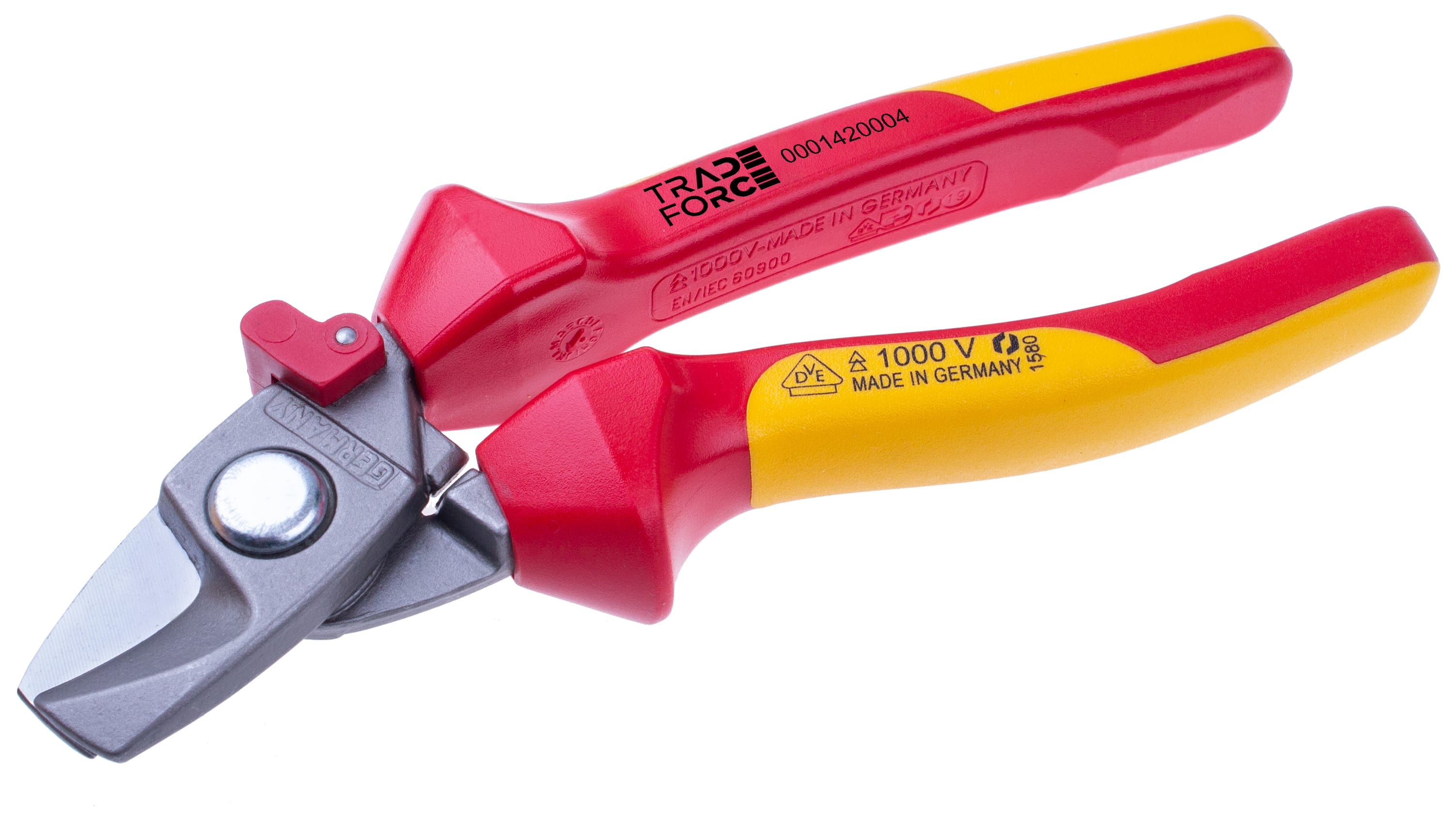 TRADEFORCE - Cesoia per cavi isolata 180mm imbullonata (Ø 18 mm / 50 mm²) 0001420004