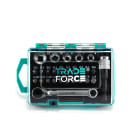 TRADEFORCE - Mini chiave a cricchetto con accessori 27 utensili