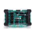 TRADEFORCE - Bit per avvitare professionali da 46 pezzi in valigetta 0001490003