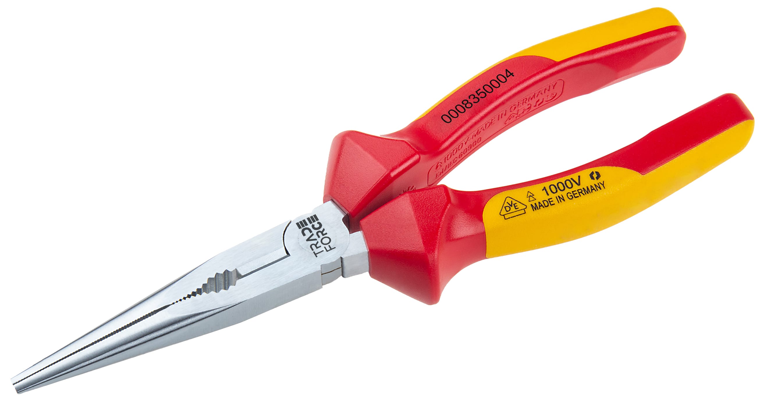 TRADEFORCE - Pinza isolata a becchi mezzitondi diritti 200mm 0008350004