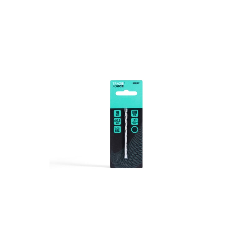 TRADEFORCE - Punta per metallo hss 3,5 mm