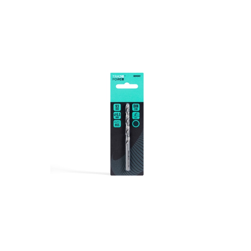 TRADEFORCE - Punta per metallo hss 5,5 mm
