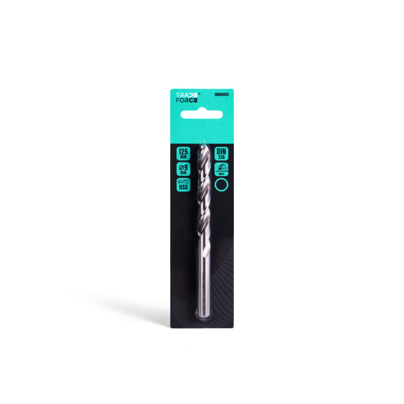 TRADEFORCE - Punta per metallo hss 9 mm