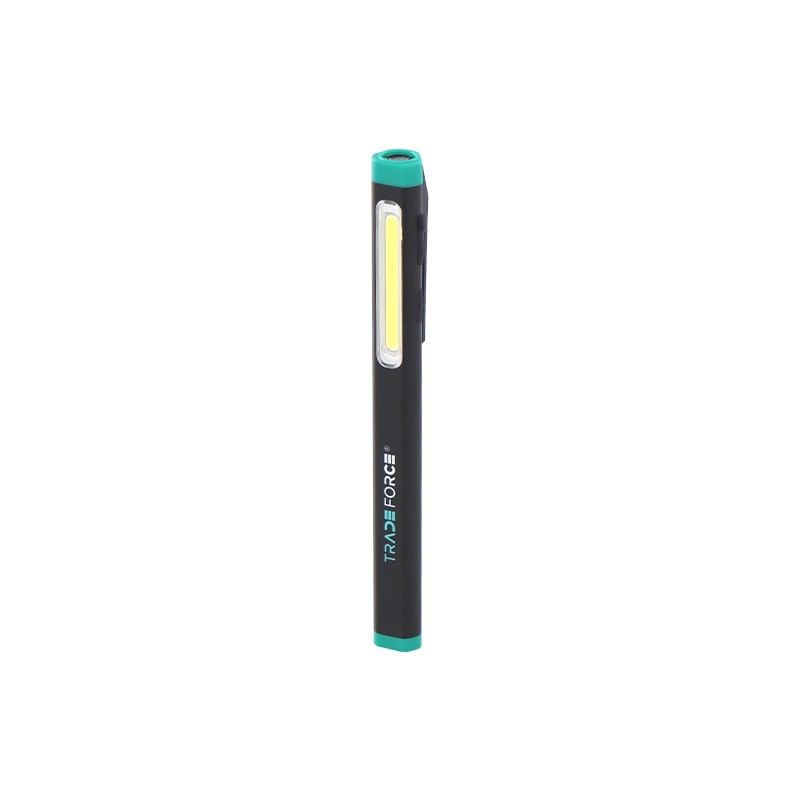 TRADEFORCE - Torcia led alluminio con forte calamita 300 lumens 50 mt batteria al litio