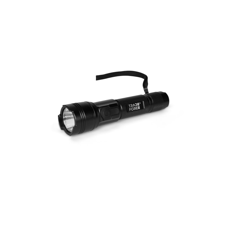 TRADEFORCE - Torcia led 1080 lumens ipx7 batteria al litio ricaricabile 2066mah usb