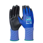 TRADEFORCE - 3 paia guanti force basic 18g blu taglia 10