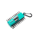 TRADEFORCE - Set di 22 punte inserto sabbiate con supporto 0021200018