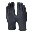 TRADEFORCE - Guanti in nitrile neri taglia 10/xl