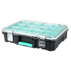 TRADEFORCE - Forcebox - Box in plastica trasparente impilabile e interbloccante 512x360x137mm