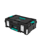 TRADEFORCE - Forcebox - Box per attrezzi in plastica impilabile e interbloccante, taglia S