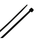 TRADEFORCE - Fascetta nera 200 x 2,5 100 pezzi