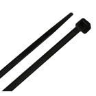 TRADEFORCE - Fascetta resistente uv 190 x 4,6 nera 100 pezzi ideale per esterno