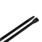 TRADEFORCE - Fascetta a doppia chiusura, 180*8.6mm, nero, interno/esterno, 100 pz, Poliammide 66